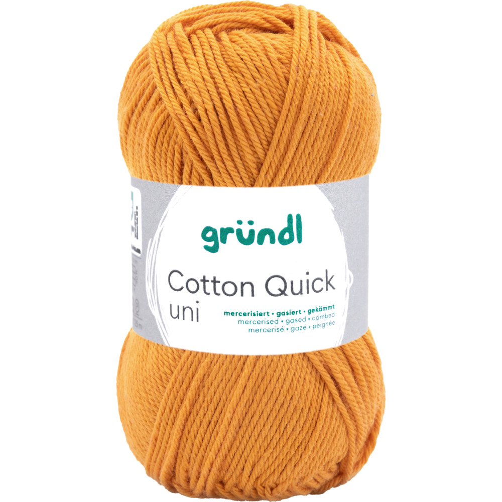 Garn Cotton Quick uni 50 g senf