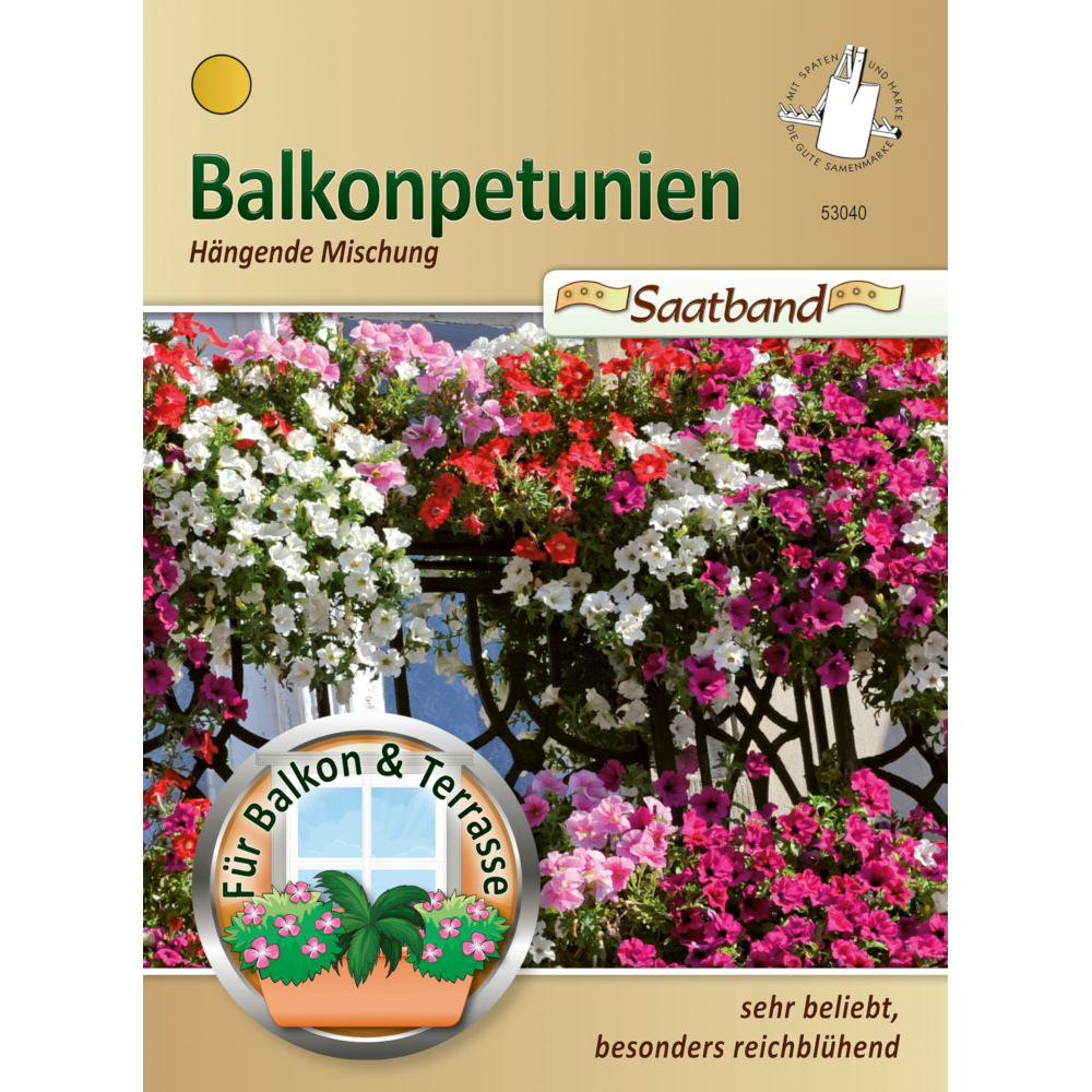 Saatband Balkonpetunien hängend ca. 2 laufende Meter image number 0