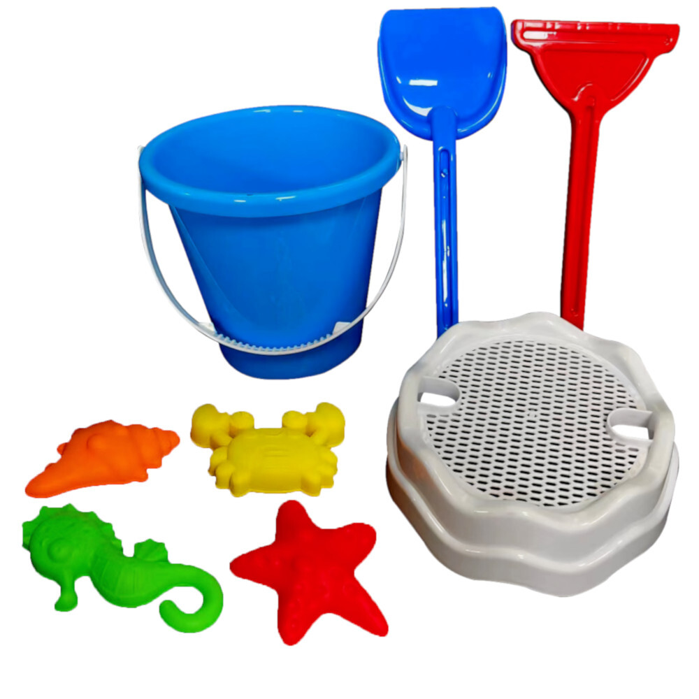 Strandspielzeug Set 5-teilig aus Kunststoff für Strand oder Sandkasten image number 1