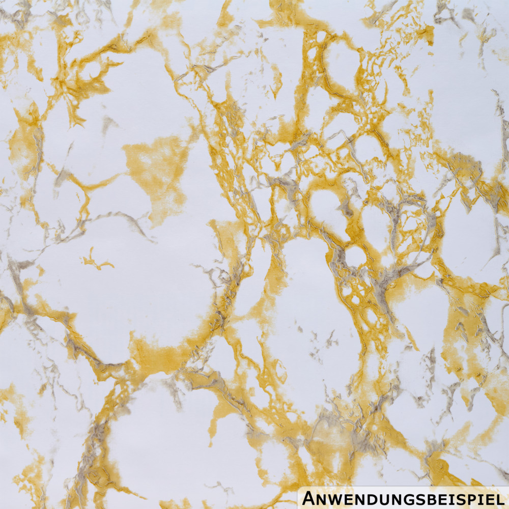 Klebefolie 200x45cm Stein Marmor gelb Dekofolie Selbstklebefolie M&ouml;belfolie image number 1