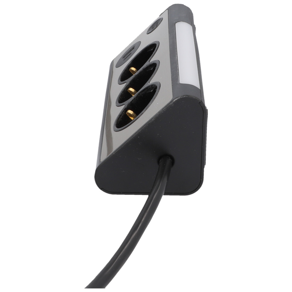 Tischsteckdose 3-fach mit USB-A und C image number 1