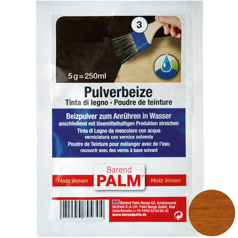 Barend Palm Pulverbeize 5 g Eiche-Hell image number 0