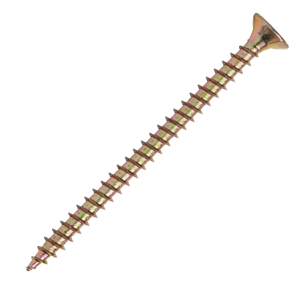 Spanplattenschraube 3,5x50 mm PZ 1kg FISHBULL-Pack Senkkopf Vollgewinde Kreuzschlitz image number 1