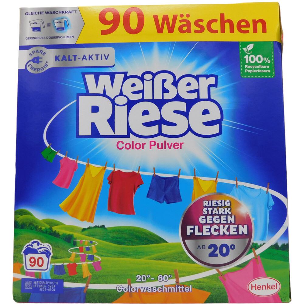 Wei&szlig;er Riese Colorwaschmittel Pulver 90WL image number 0