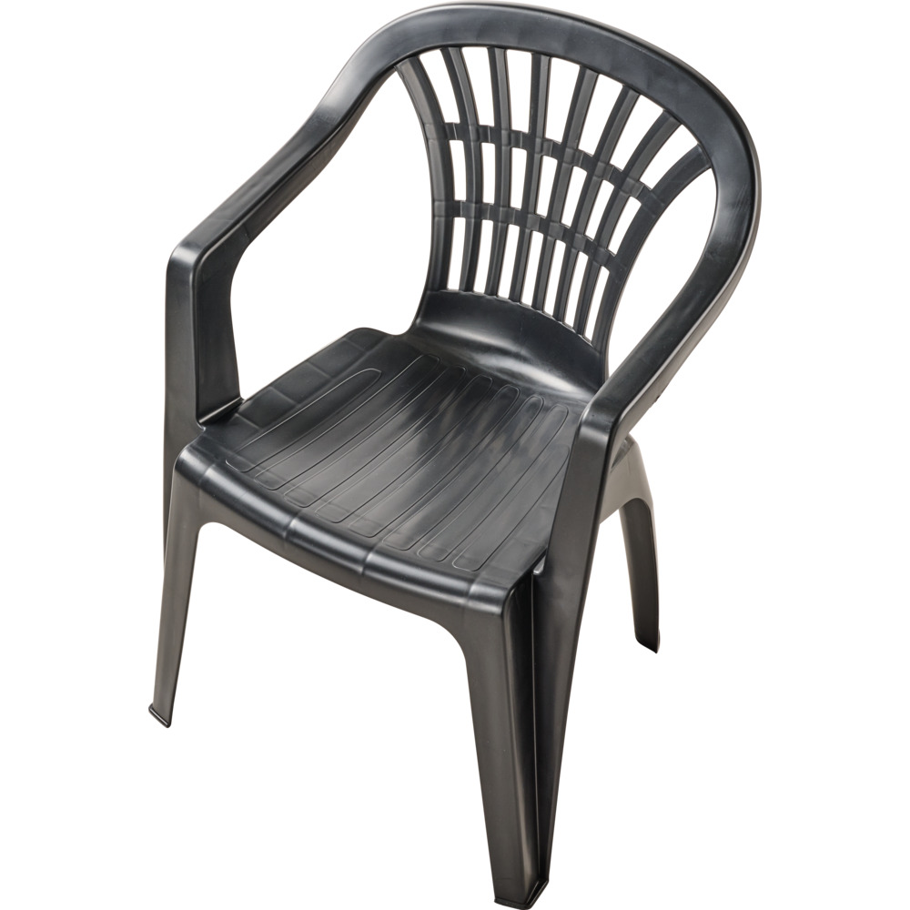 Kunststoff-Stapelstuhl anthrazit image number 2