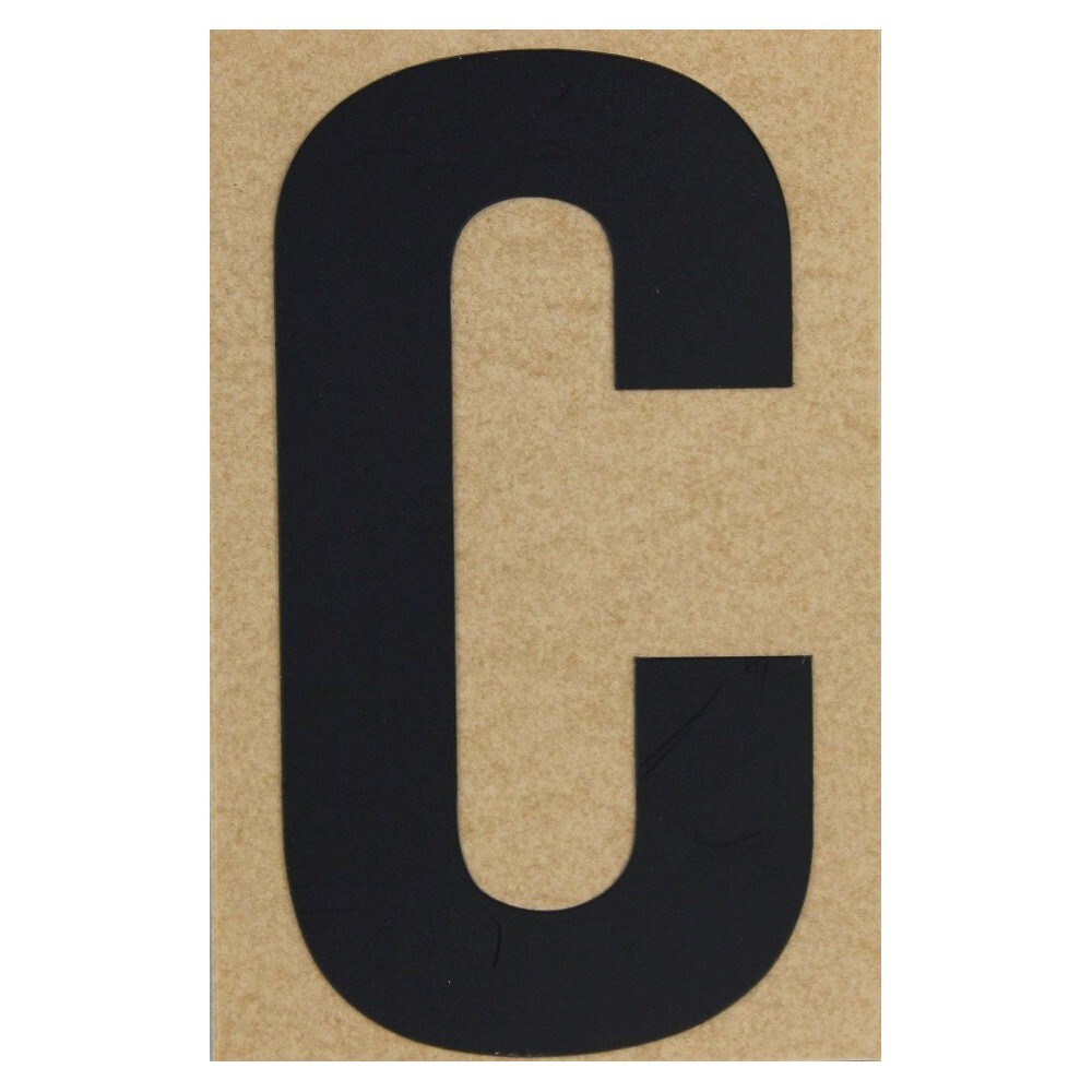 Klebebuchstabe C 100 mm schwarz image number 0