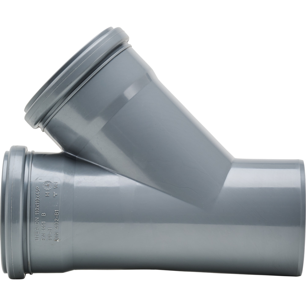 Marley HTEA-Abzweig DN 110/110 mit Winkel 45&deg;