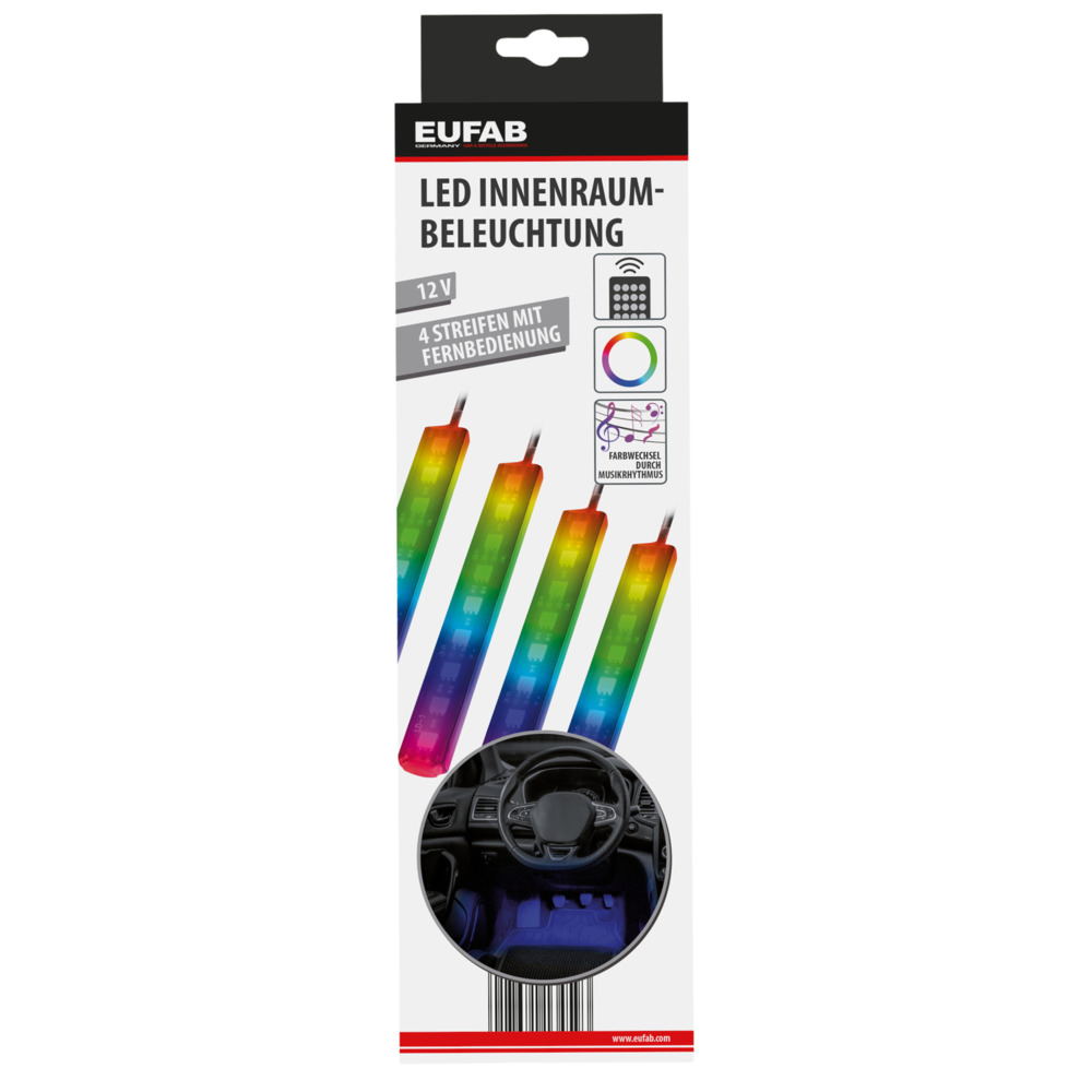 APA Kfz LED Innenraumbeleuchtung Farbwechsel 12V image number 5