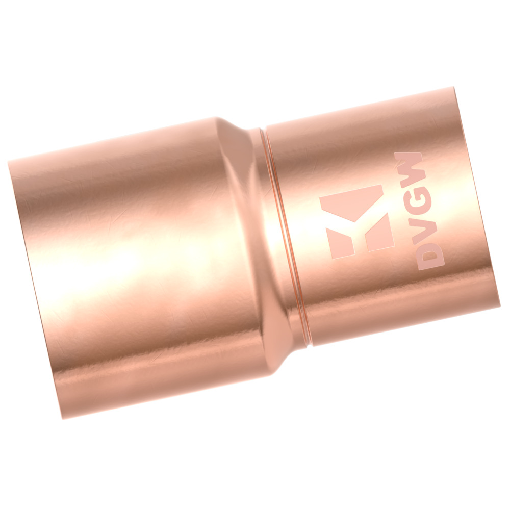 Reduziernippel Kupfer-Lötfitting 22 mm Außen x 15 mm image number 1