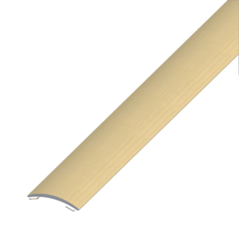 Übergangsprofil Ahorn 30 x 5 mm Aluminium gewölbt image number 0