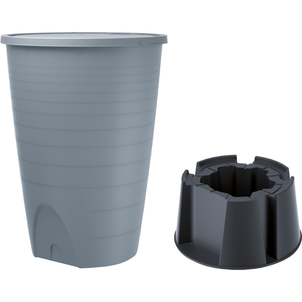 Prosperplast Regentonne Peruno Set 260 Liter Grau image number 0