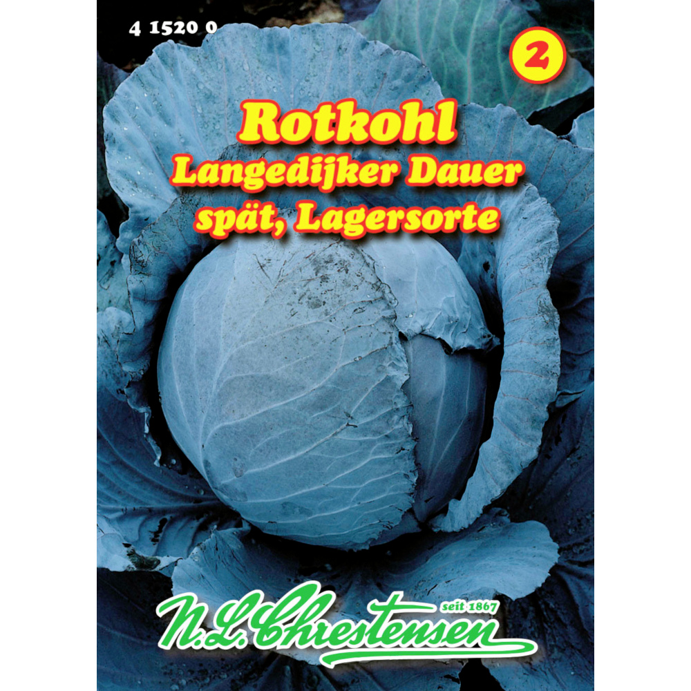 Saatgut Rotkohl Langendijker Dauer ca. 120 Pflanzen image number 0