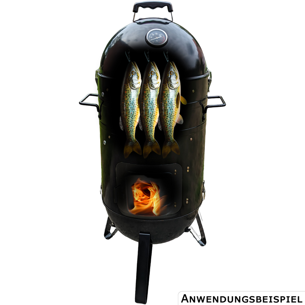 Grill- und Räucherofen ''Rügen'' Ø 37 x 91 cm