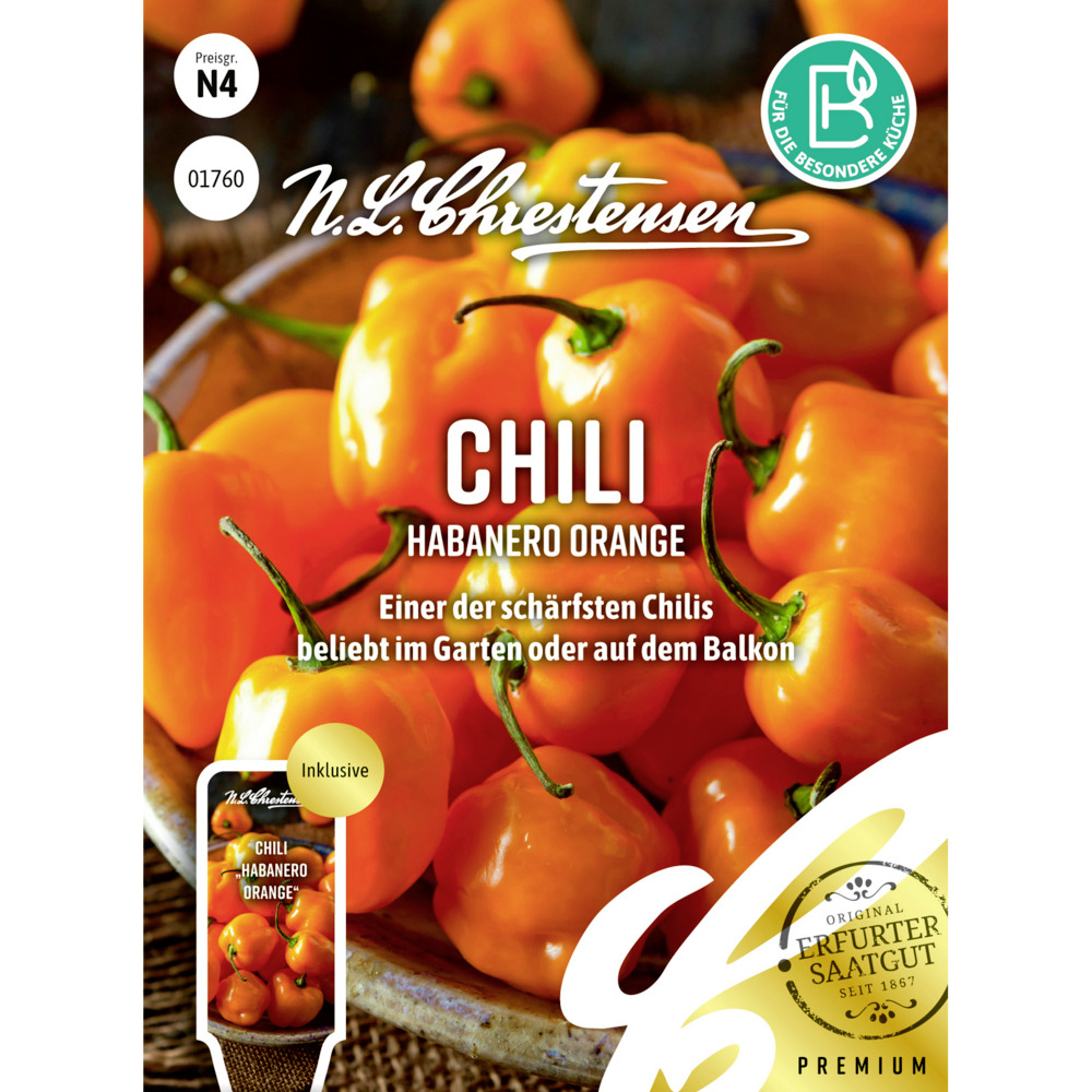 Saatgut Chili Habanero Orange image number 0
