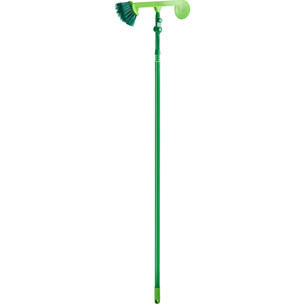 Dachrinnenreiniger teleskopierbar von 129 bis 240 cm aus Kunststoff in Grün image number 1