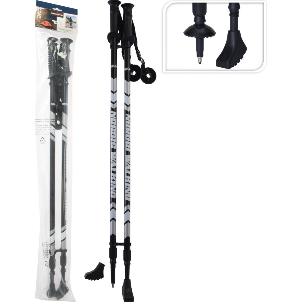 Nordic-Walking-Stöcke teleskopierbar 110 – 140 cm aus Aluminium
