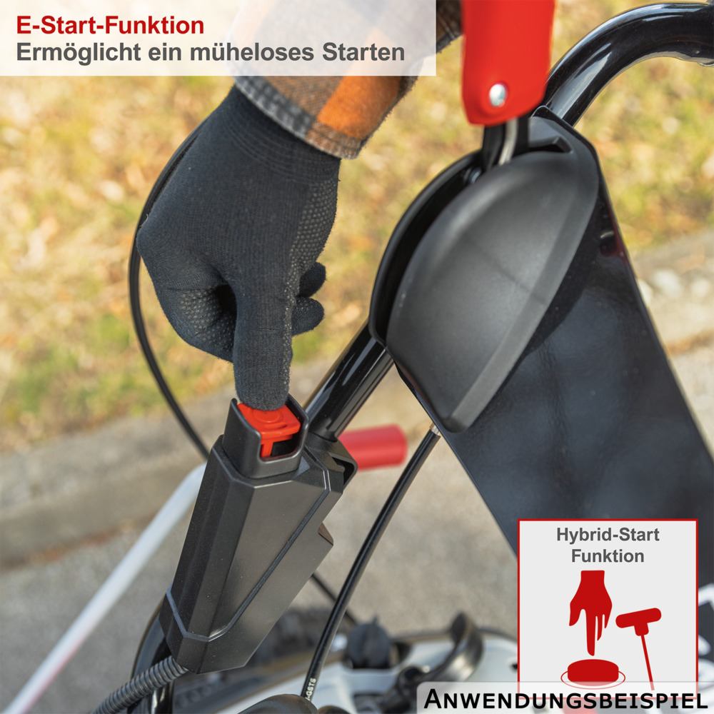 Scheppach Benzin-Kehrmaschine SC2200PE mit Sammelbehälter und Schneeschild image number 13