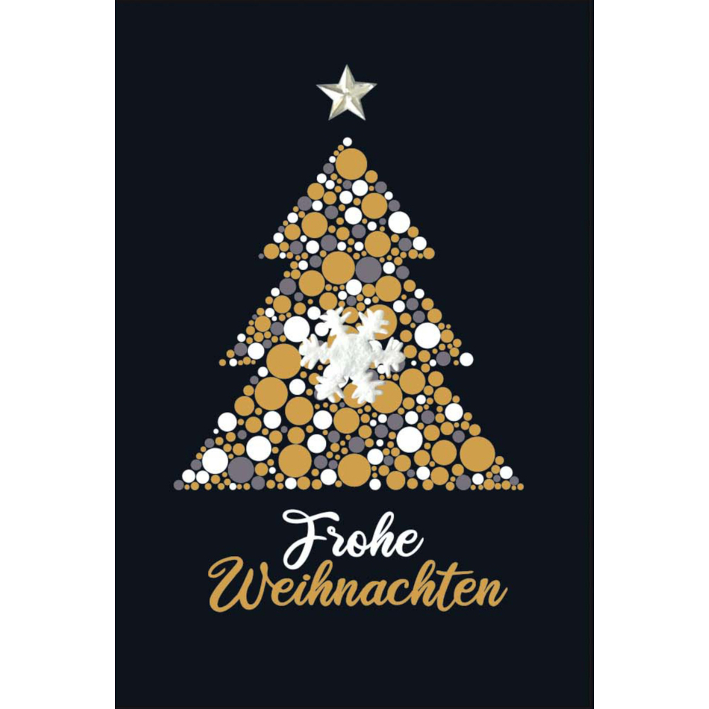 Weihnachtskarte Handmade aufklappbar mit Umschlag image number 5