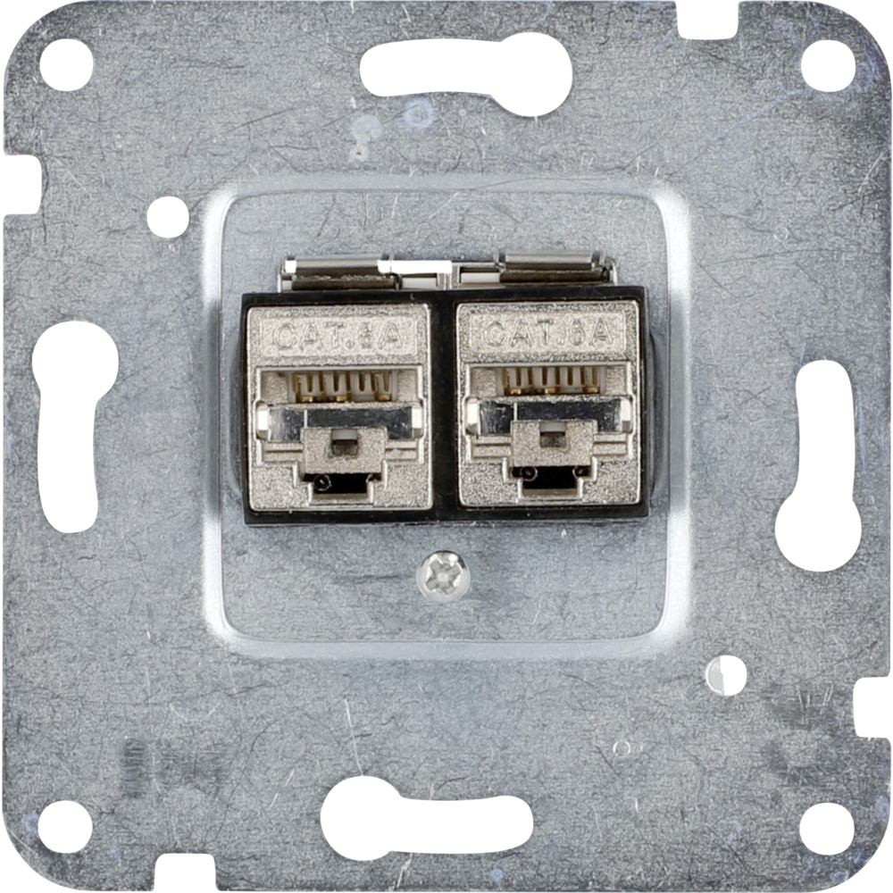 Unterputz Netzwerkdose Cat 6 2f image number 0