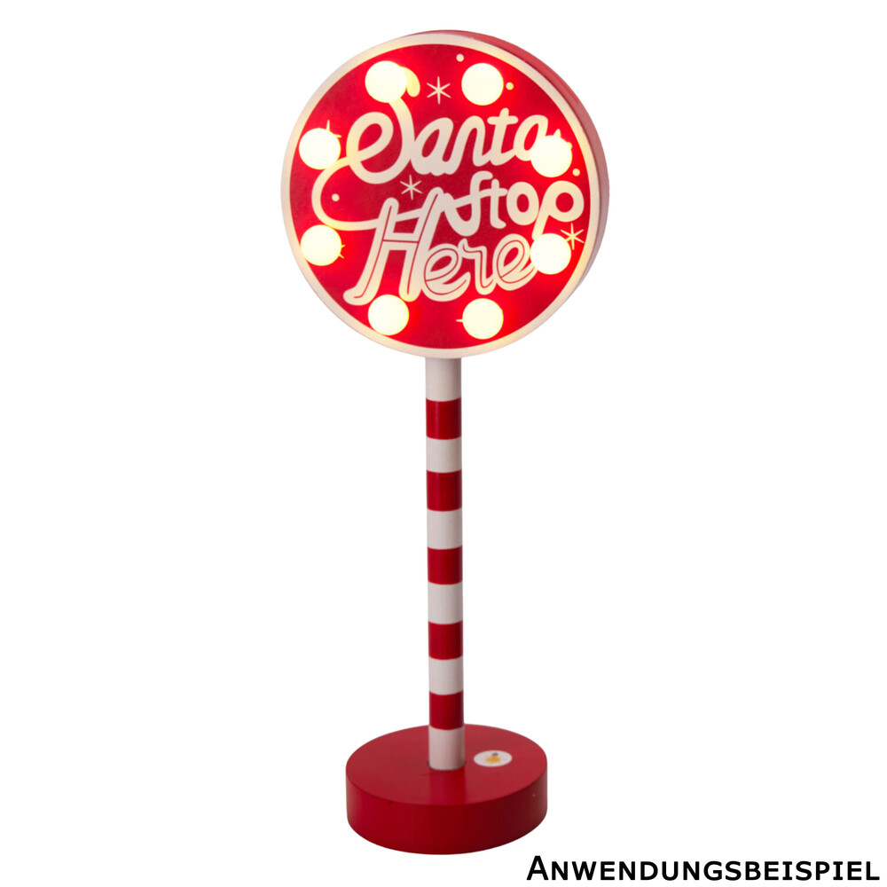 LED-Weihnachtsschild aus Holz 29 cm, 2-fach sortiert image number 3