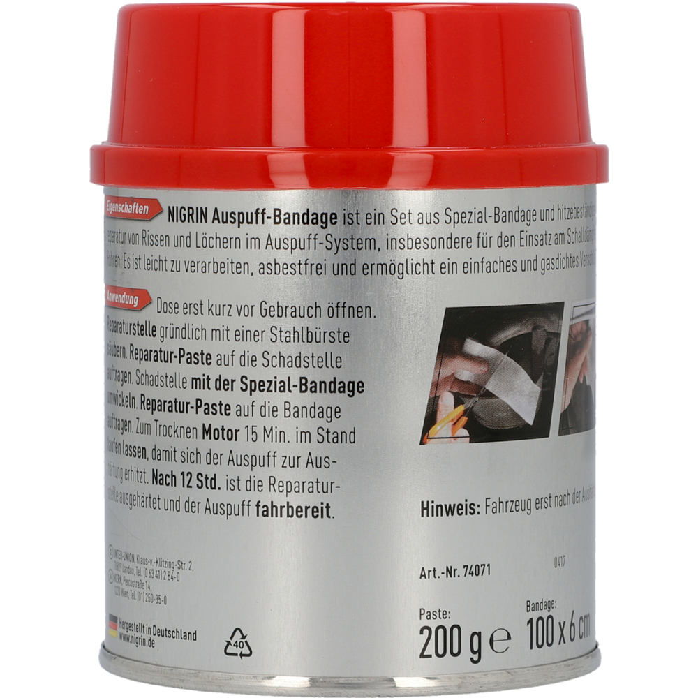 Nigrin Auspuff-Bandage, 100 cm image number 2