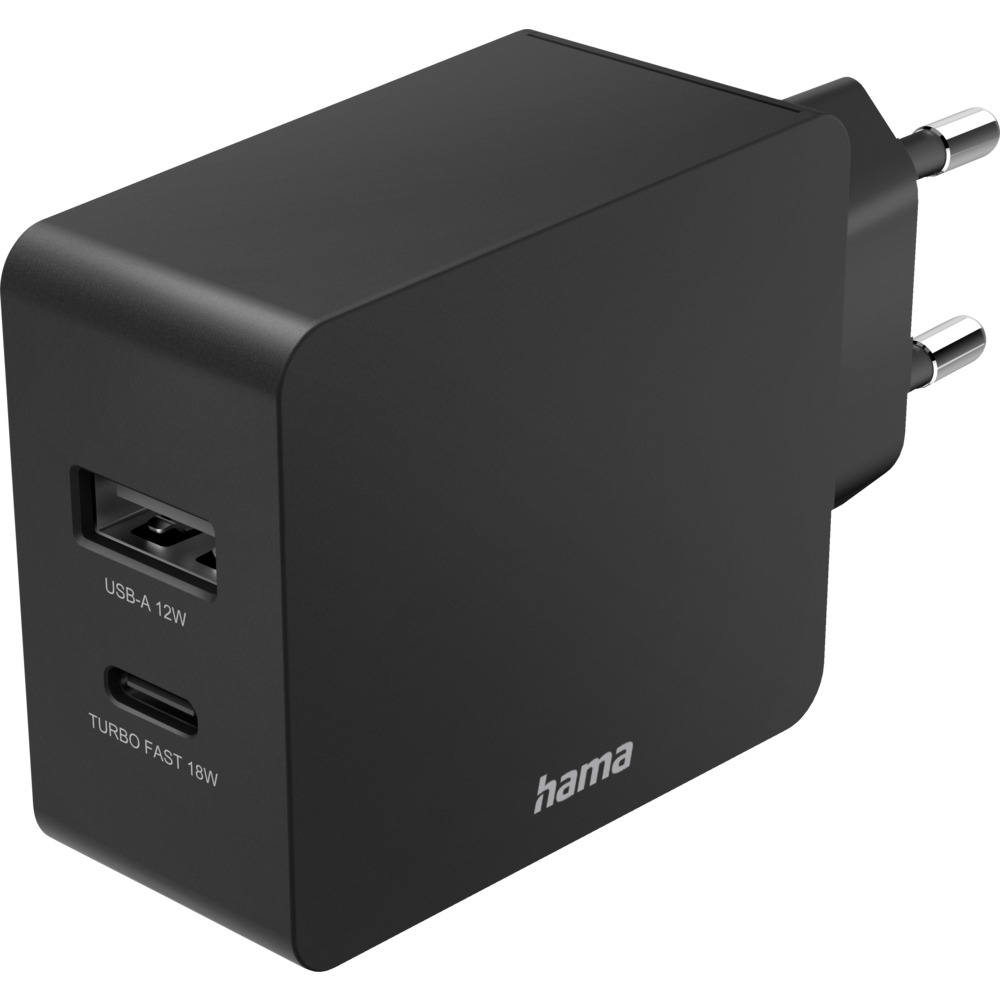 Ladeger&auml;t 30 Watt USB-C / USB-A, schwarz image number 0