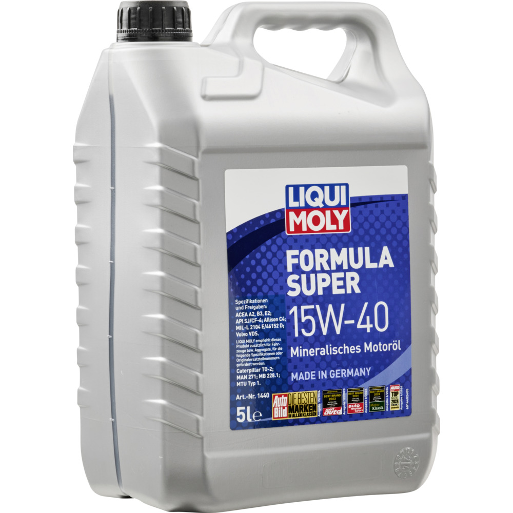 LIQUI MOLY 5 Liter Formula Super 15W-40  für Benzin- und Dieselmotoren image number 0