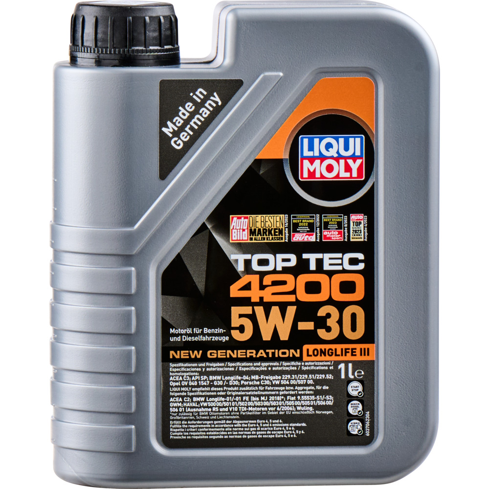 LIQUI MOLY 1 Liter Motorenöl Top Tec 4200 5W-30 image number 1
