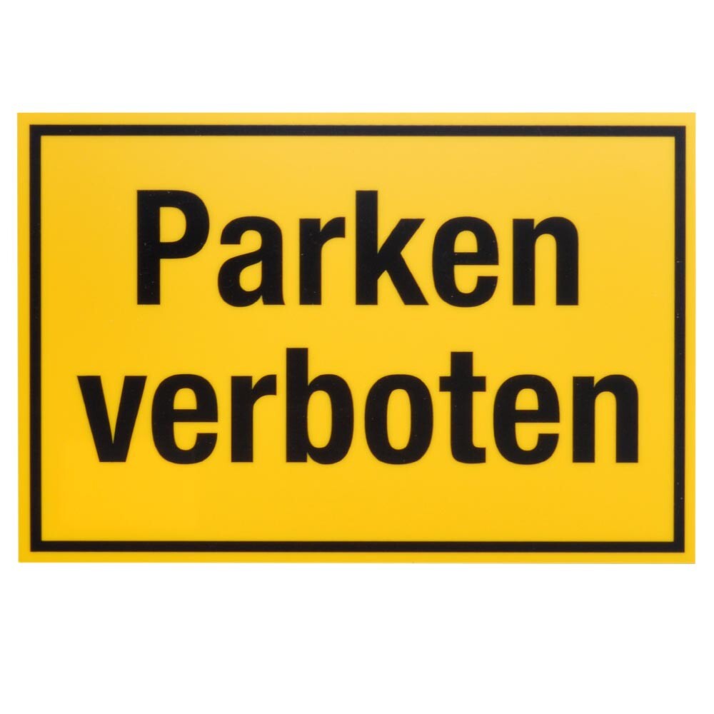 Schild Parken verboten 300 x 200 mm image number 0