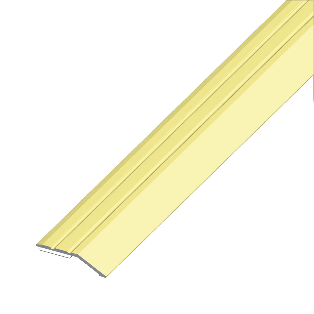 Abschlussleiste flach 30 x 5 mm Aluminium eloxiert in messing