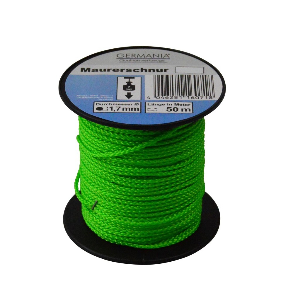 GERMANIA® Maurerschnur 1,7 mm x 50 m grün