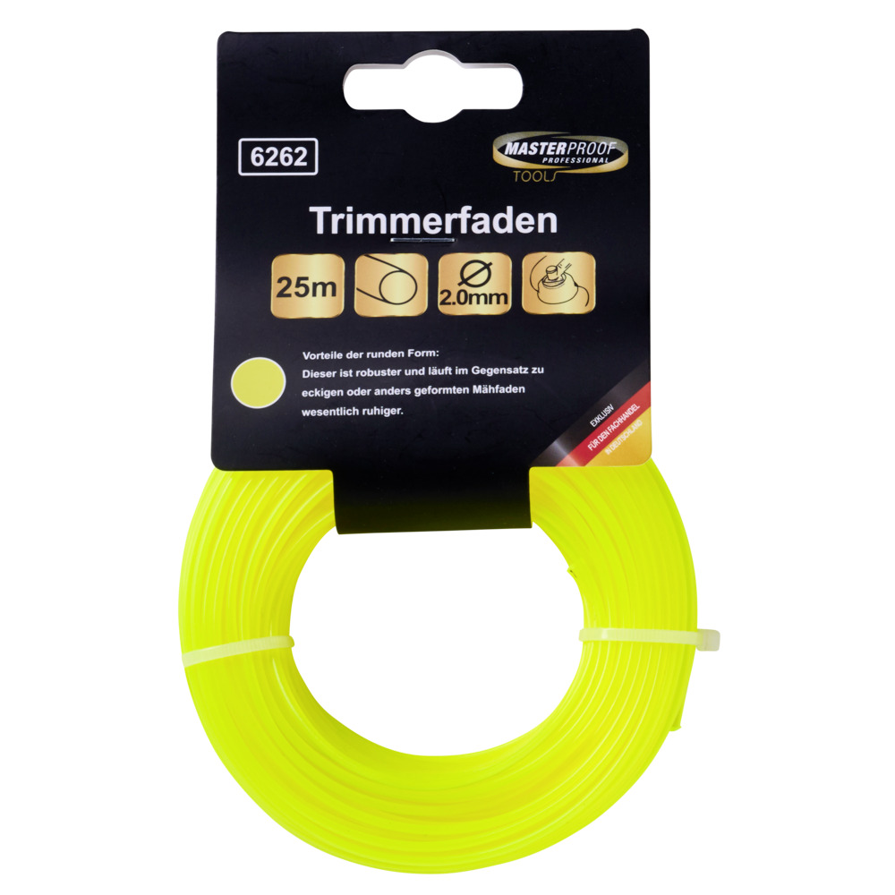 Trimmerfaden 2,0 mm 25 m, gelb image number 0