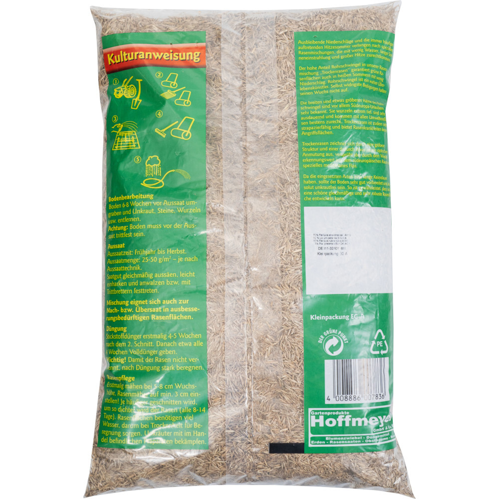 Trockenrasen Samen 1 kg 40m² image number 1