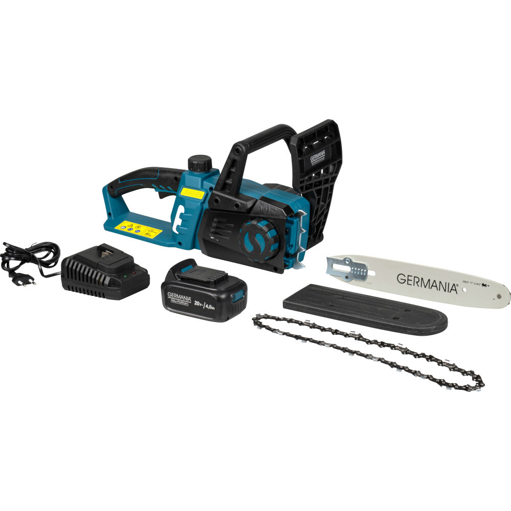 GERMANIA® Plattform Akku Kettensäge-Set 20 V