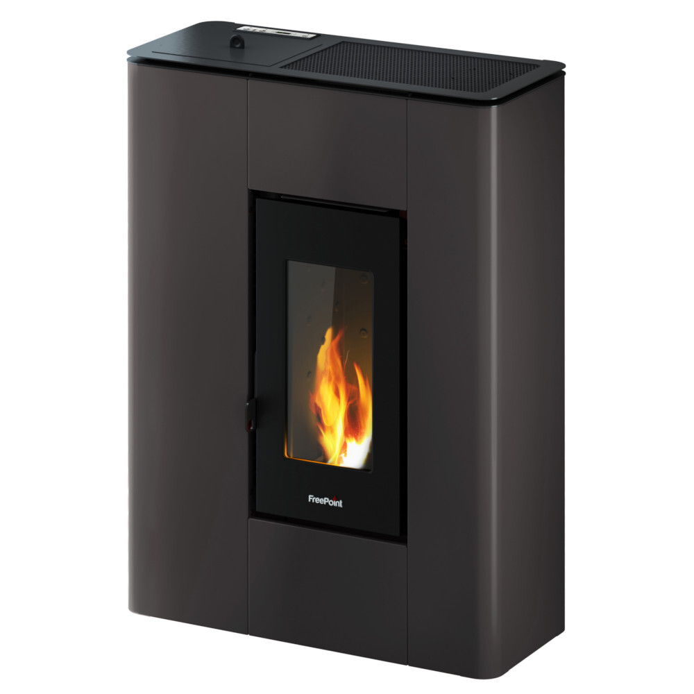 Pelletofen Freepoint ATRIUM 5, anthrazit Stahl