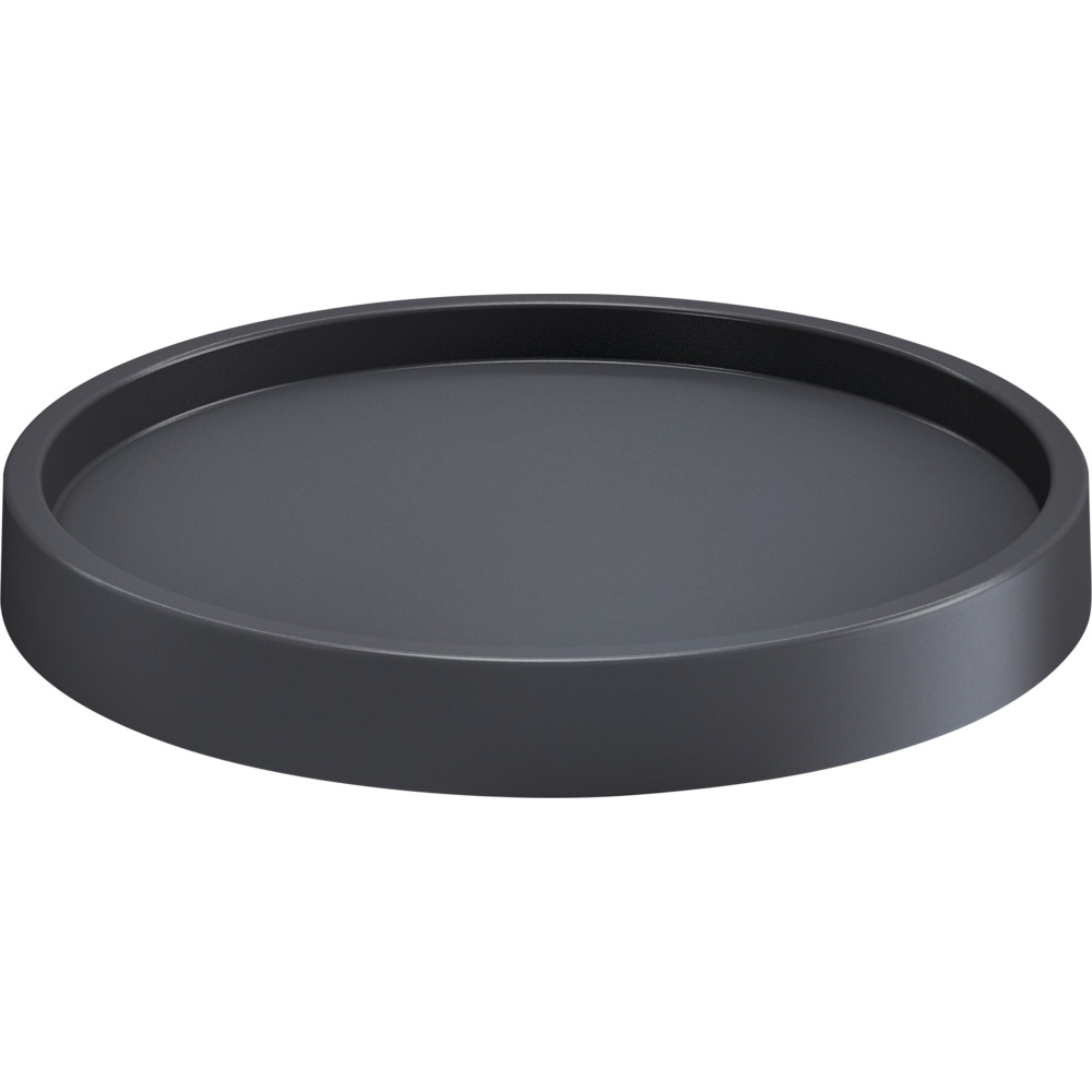 Pflanzroller Mobile Saucer Round 45 cm in Anthrazit