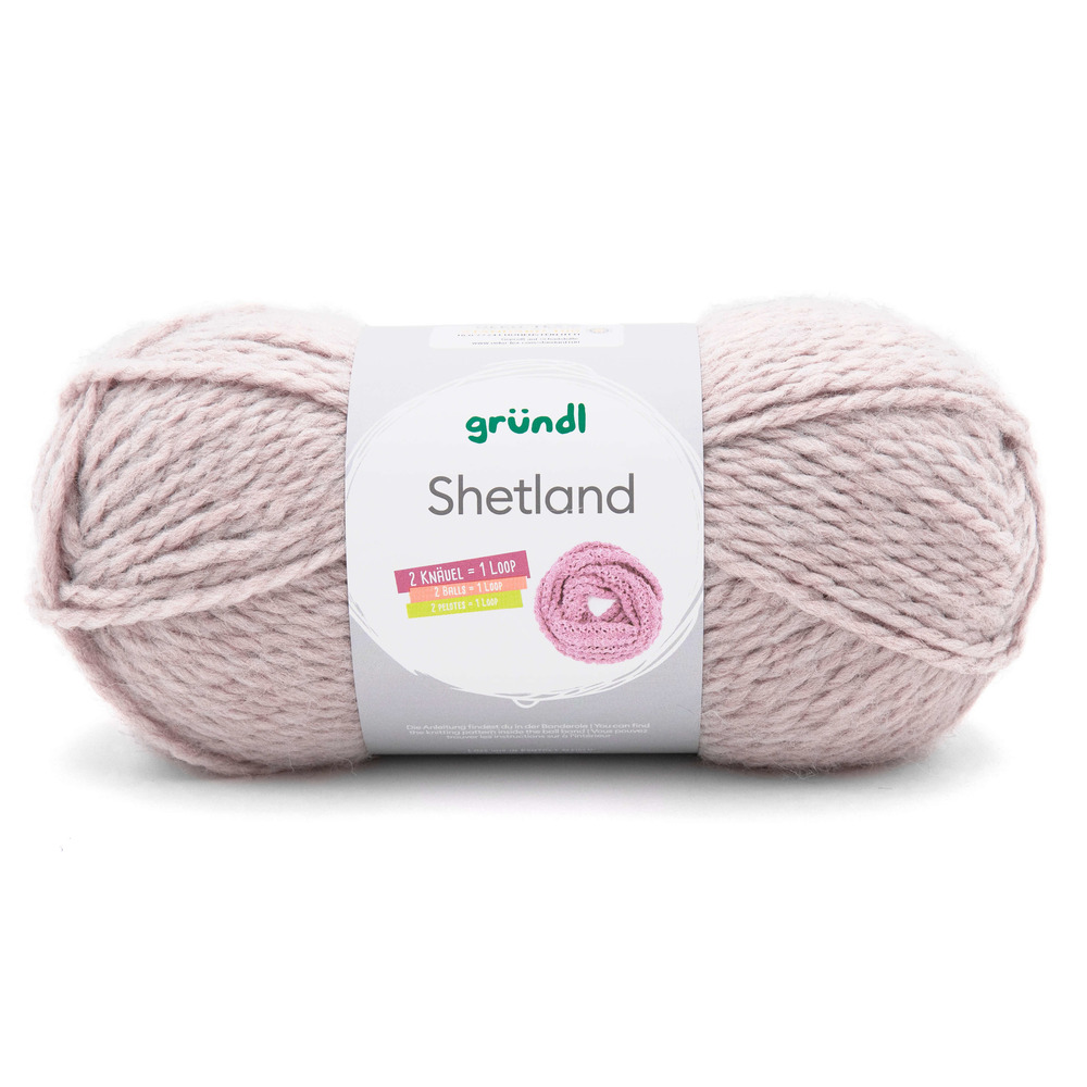 Shetland Wolle 100 g  Mocca Melange