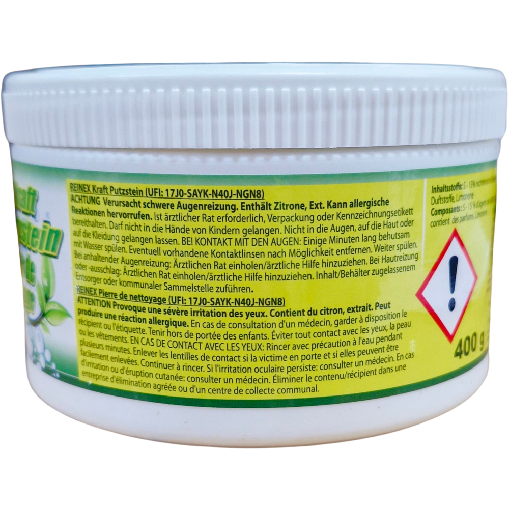 Reinex Bio-Kraft Putzstein 400 g mit Schwamm image number 2