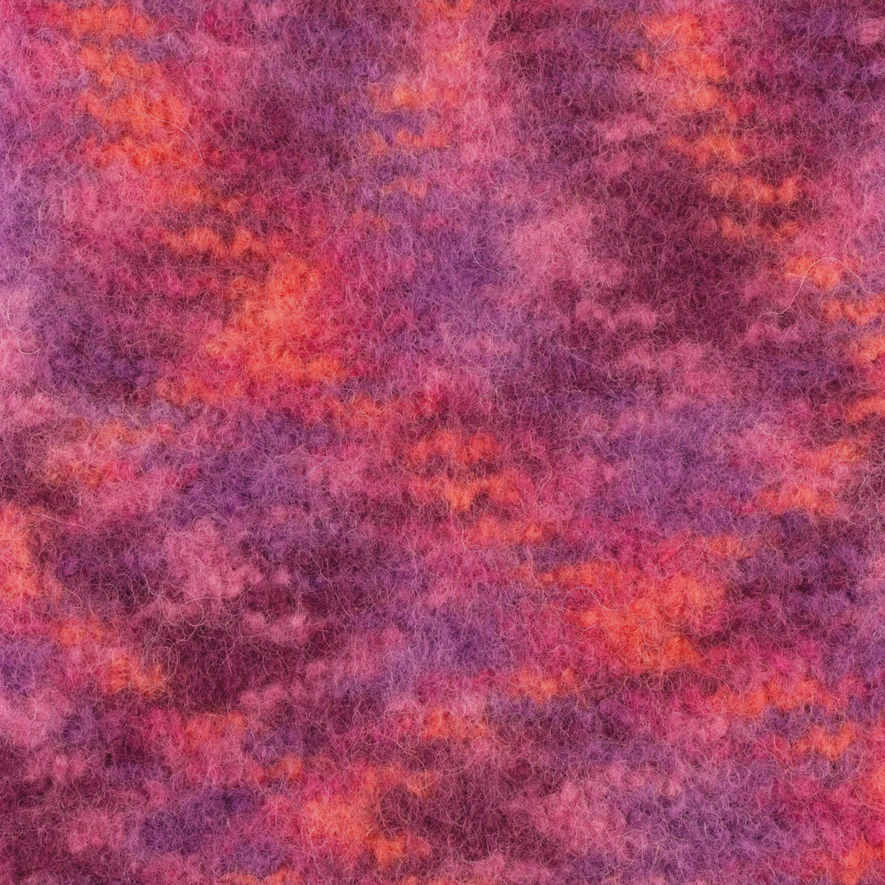 Filzwolle Color 50 g Orange-Fuchsia-Lila Multicolor image number 1