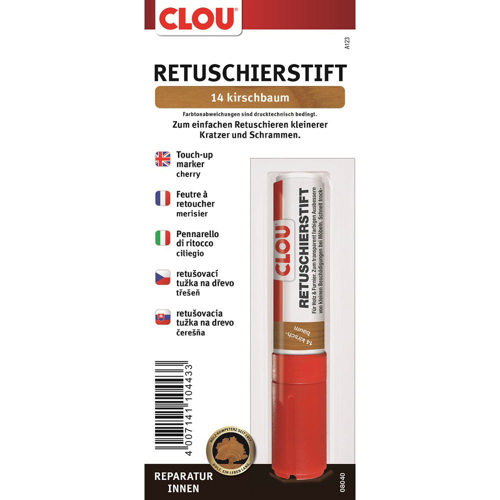 Clou Retuschierstift Nr. 14 Kirschbaum, 1 Stück image number 0