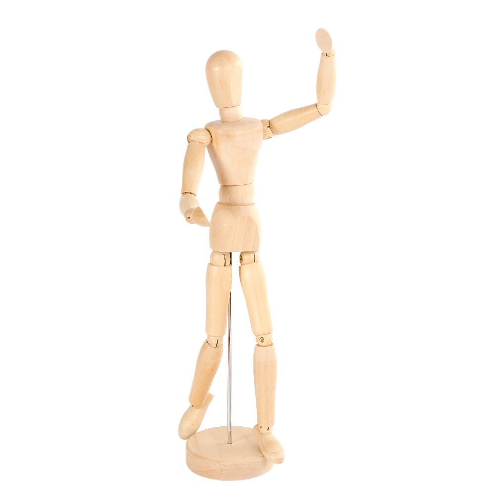 The Wall Gelenkpuppe Manikin aus Holz 30 cm