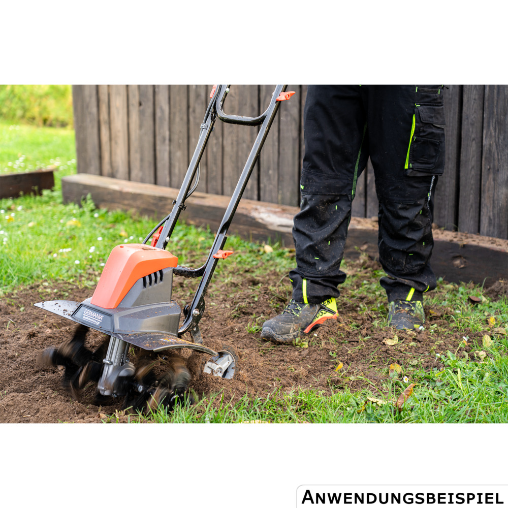 GERMANIA® Motorhacke 1500 W klappbar mit 24 Messern image number 12