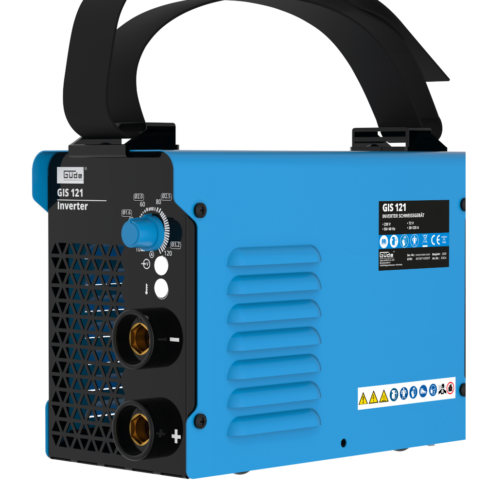 Güde® Elektrodenschweißgerät GIS 121 mit Zubehör image number 1