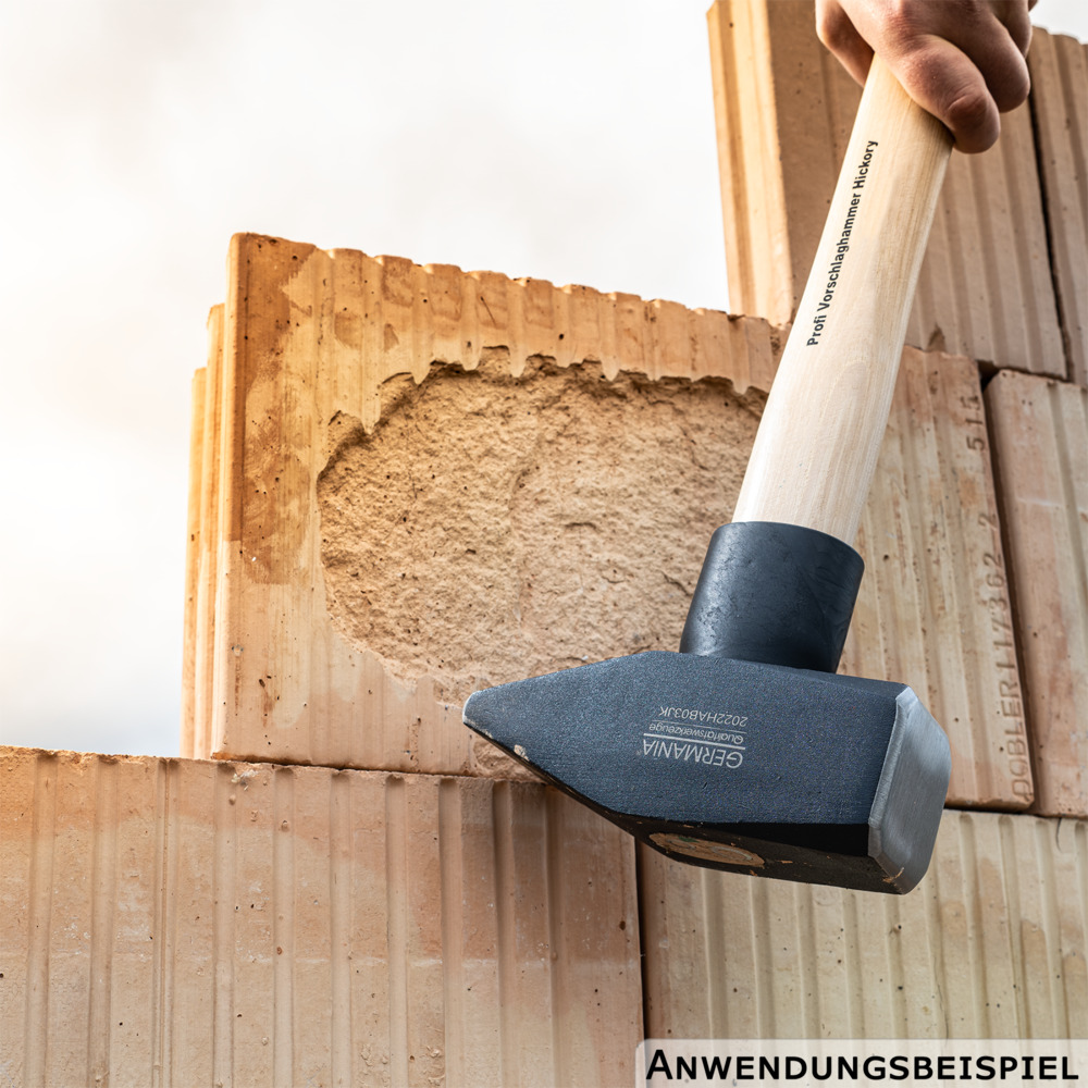 GERMANIA® Vorschlaghammer 3 kg aus Stahl mit Hickorystiel image number 2