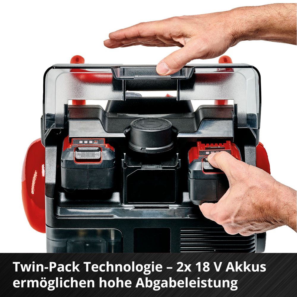 Einhell Akku-Kompressor TE-AC 36/6/8 Li OF Set-Solo mit 6-Liter-Tank und Zubeh&ouml;rset image number 1