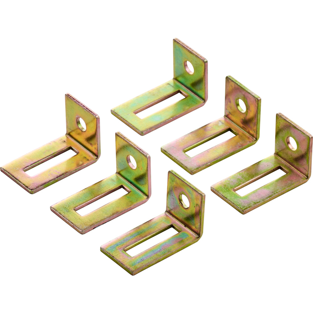 Verstell-Winkel 30 x 19 x 17 mm 6 St&uuml;ck verzinkt