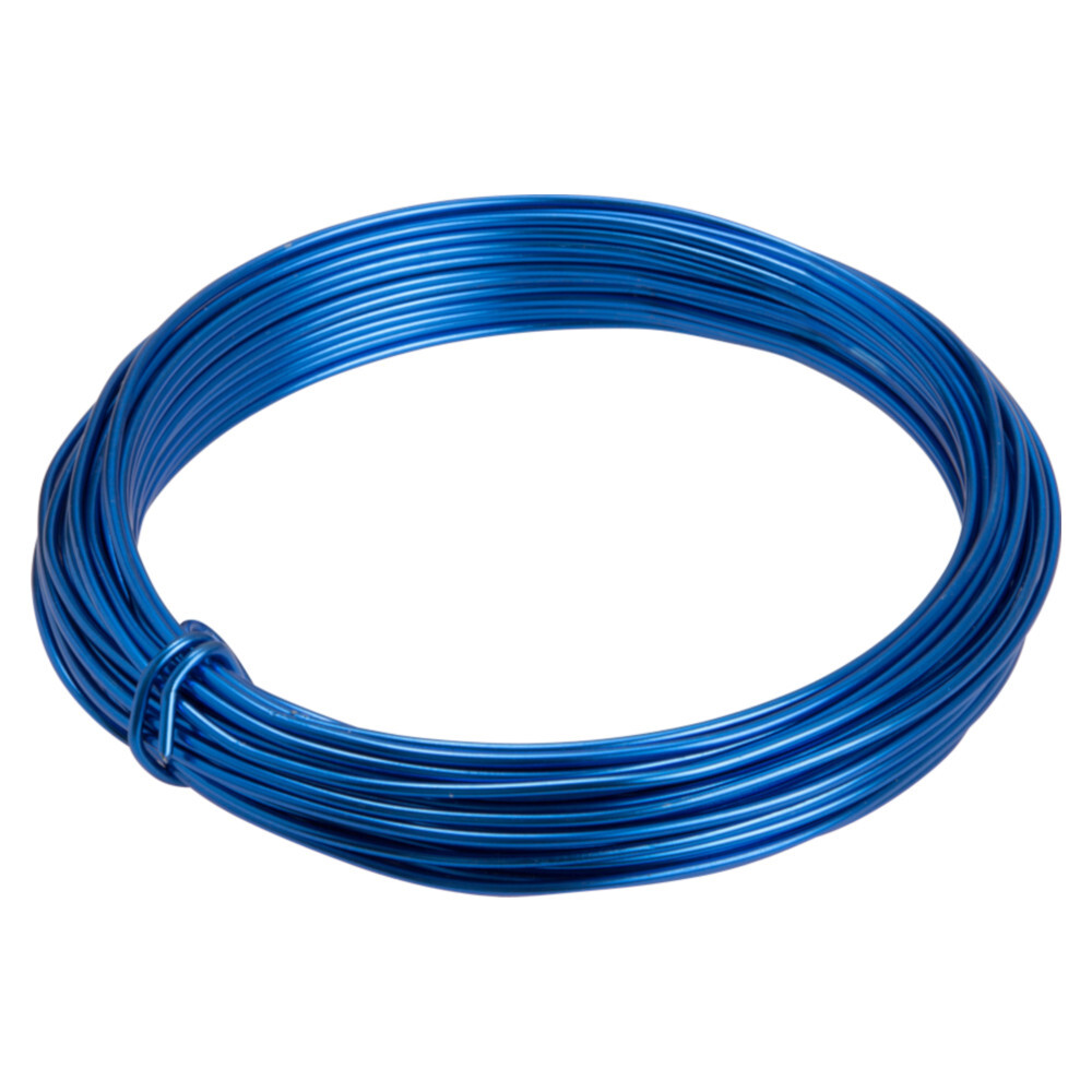 Bindedraht 12 m blau, aus Aluminium image number 0