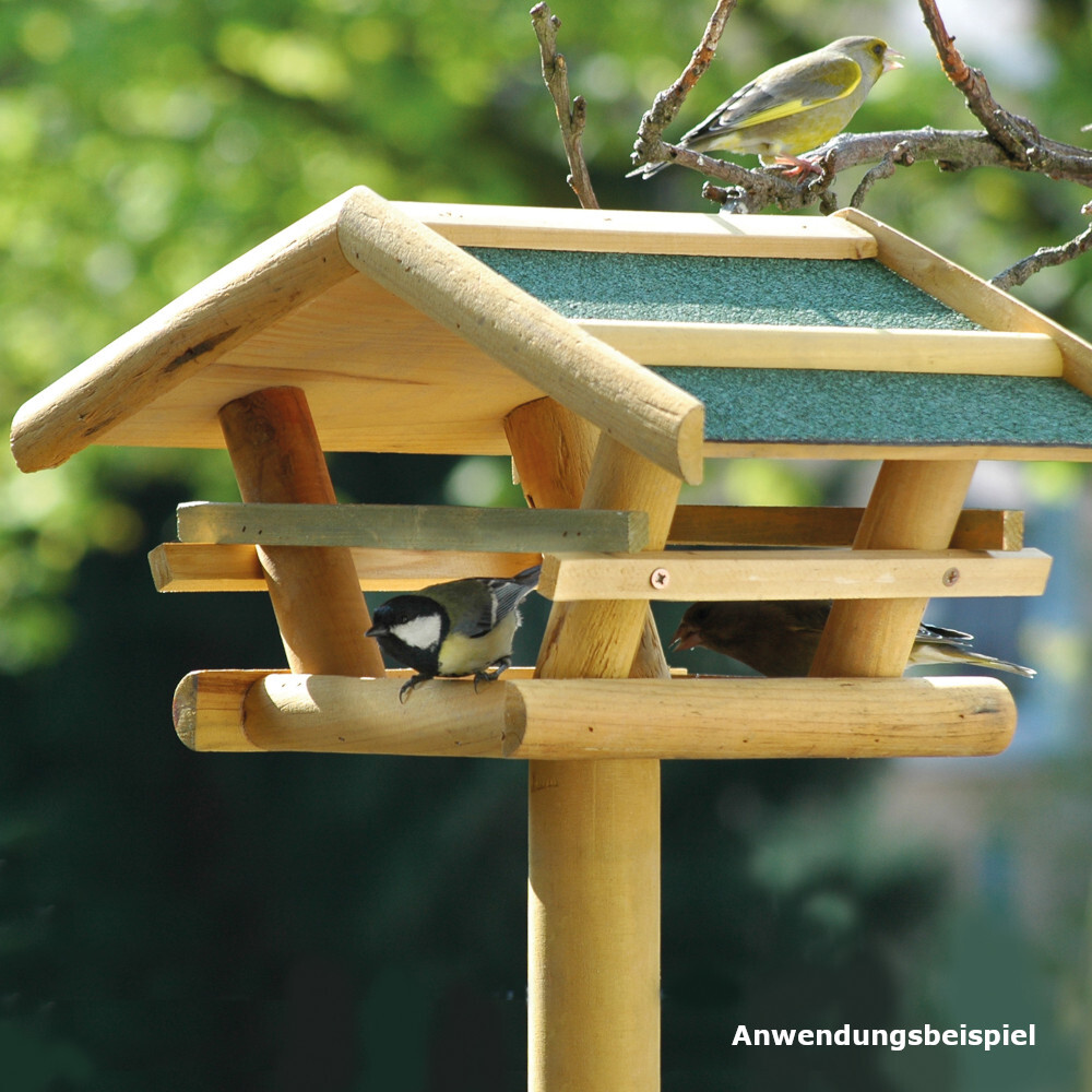 Vogelhaus 101 cm aus Nadelholz mit Fuß image number 1