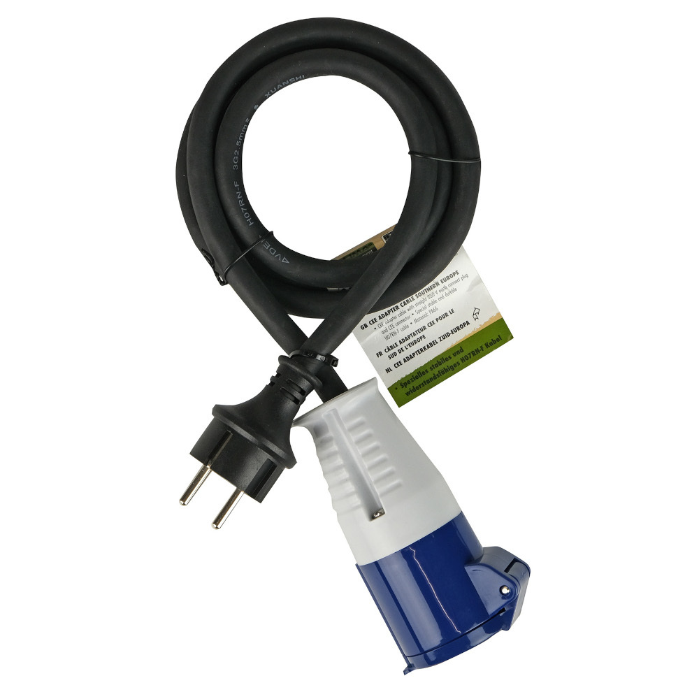 CEE-Adapterkabel 1,5 m mit geradem 230 V Stecker image number 2