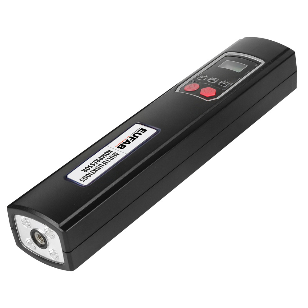 Akku-Kompressor 2200 mAh mit Powerbank und Aufsätzen image number 1